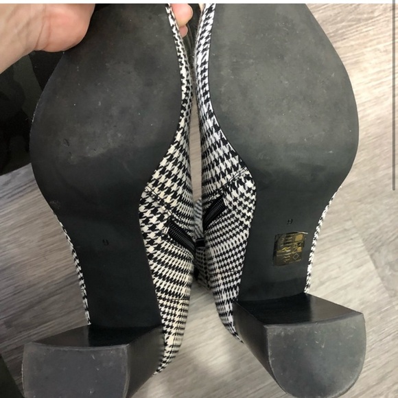 Jeffrey Campbell Houndstooth Plaid Booties - Picture 3 of 9